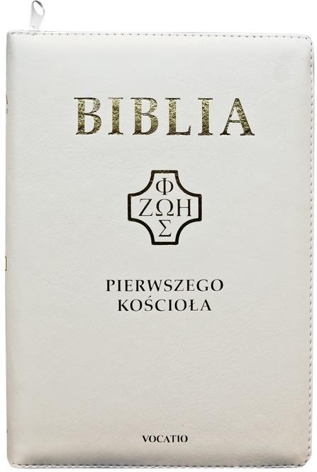 Biblia pierwszego Kościoła z paginat. biała