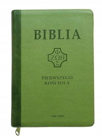 Biblia pierwszego Kościoła z paginat. zielona