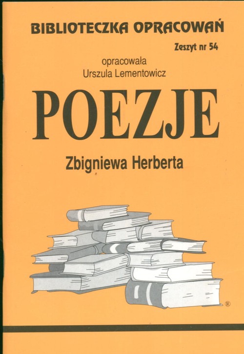 Biblioteczka Opracowań - Poezje Zbigniewa Herberta