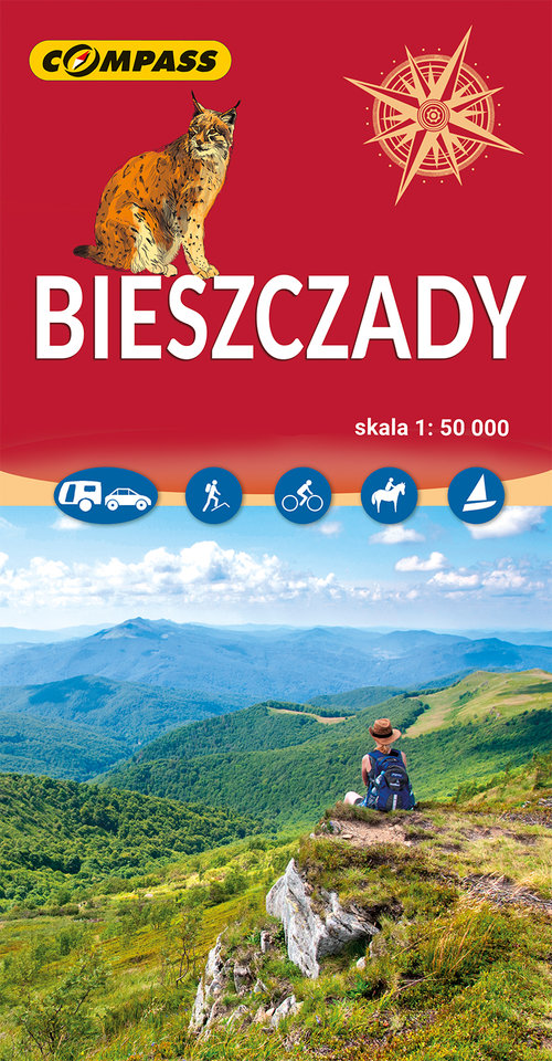Bieszczady Mapa turystyczna 1:50 000