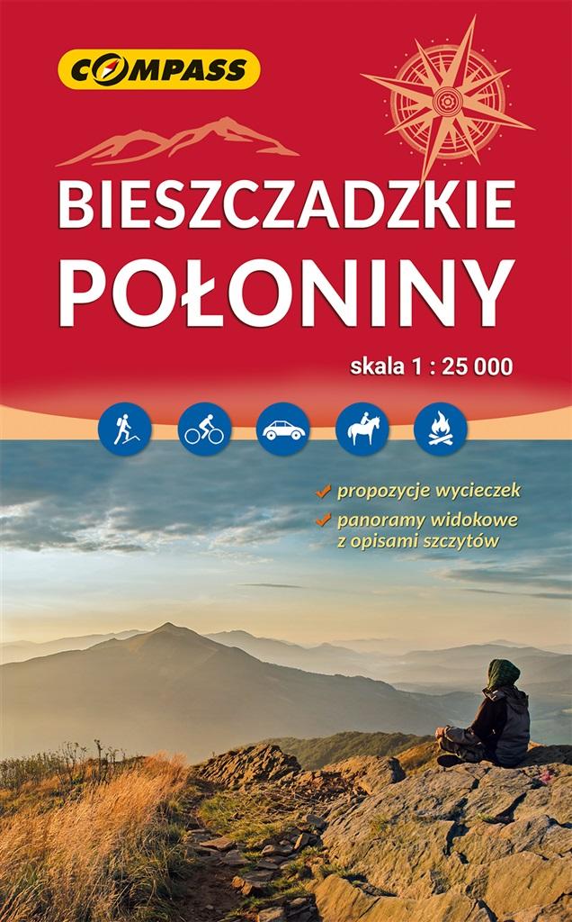 Bieszczadzkie Połoniny 1:25 000