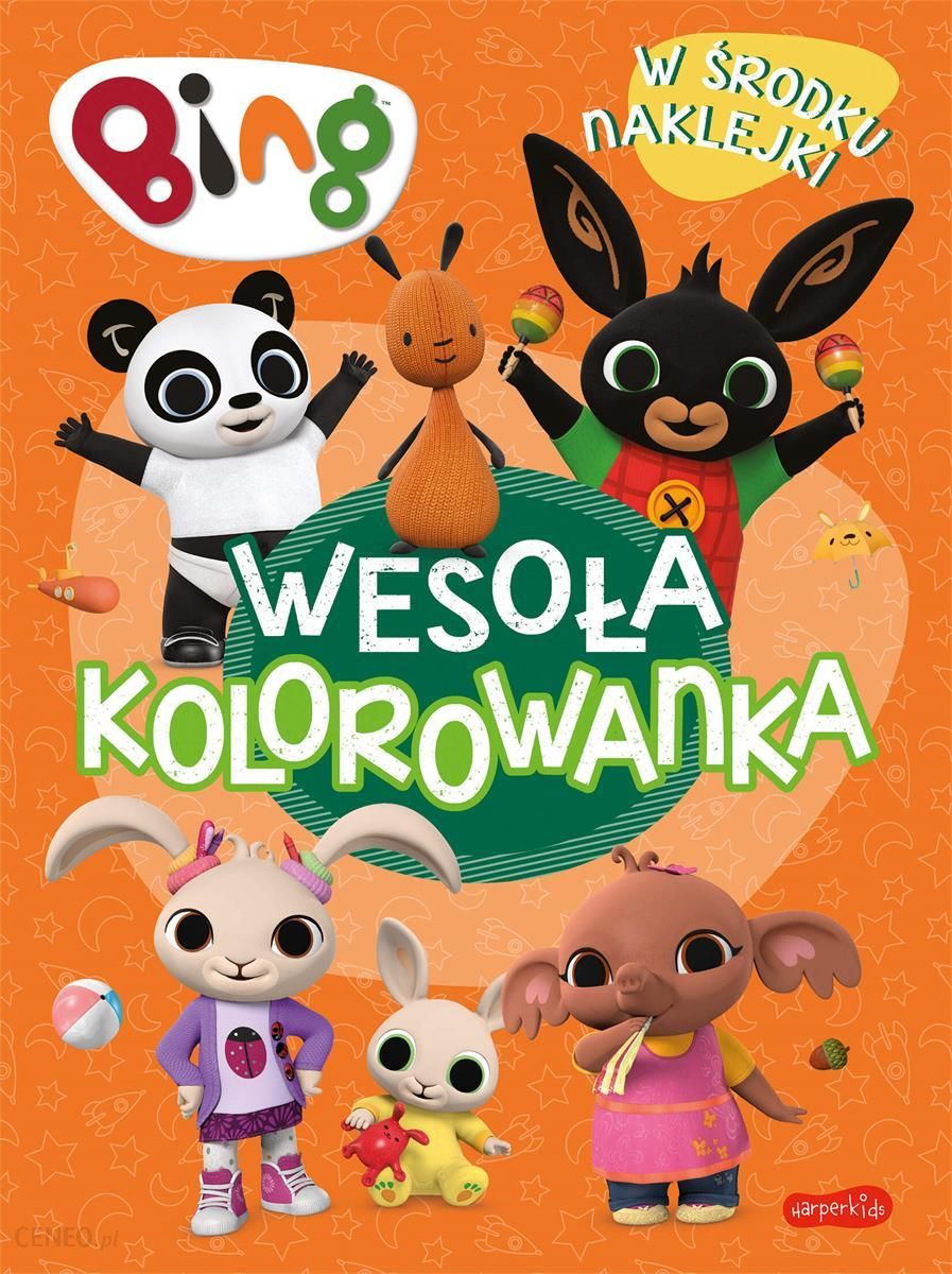 Bing. Wesoła kolorowanka z naklejkami