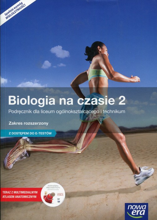 Biologia na czasie 2 Podręcznik wieloletni z płytą DVD Zakres rozszerzony