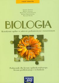 Biologia - podręcznik część 3, zakres podstawowy i rozszerzony, szkoła ponadgimnazjalna