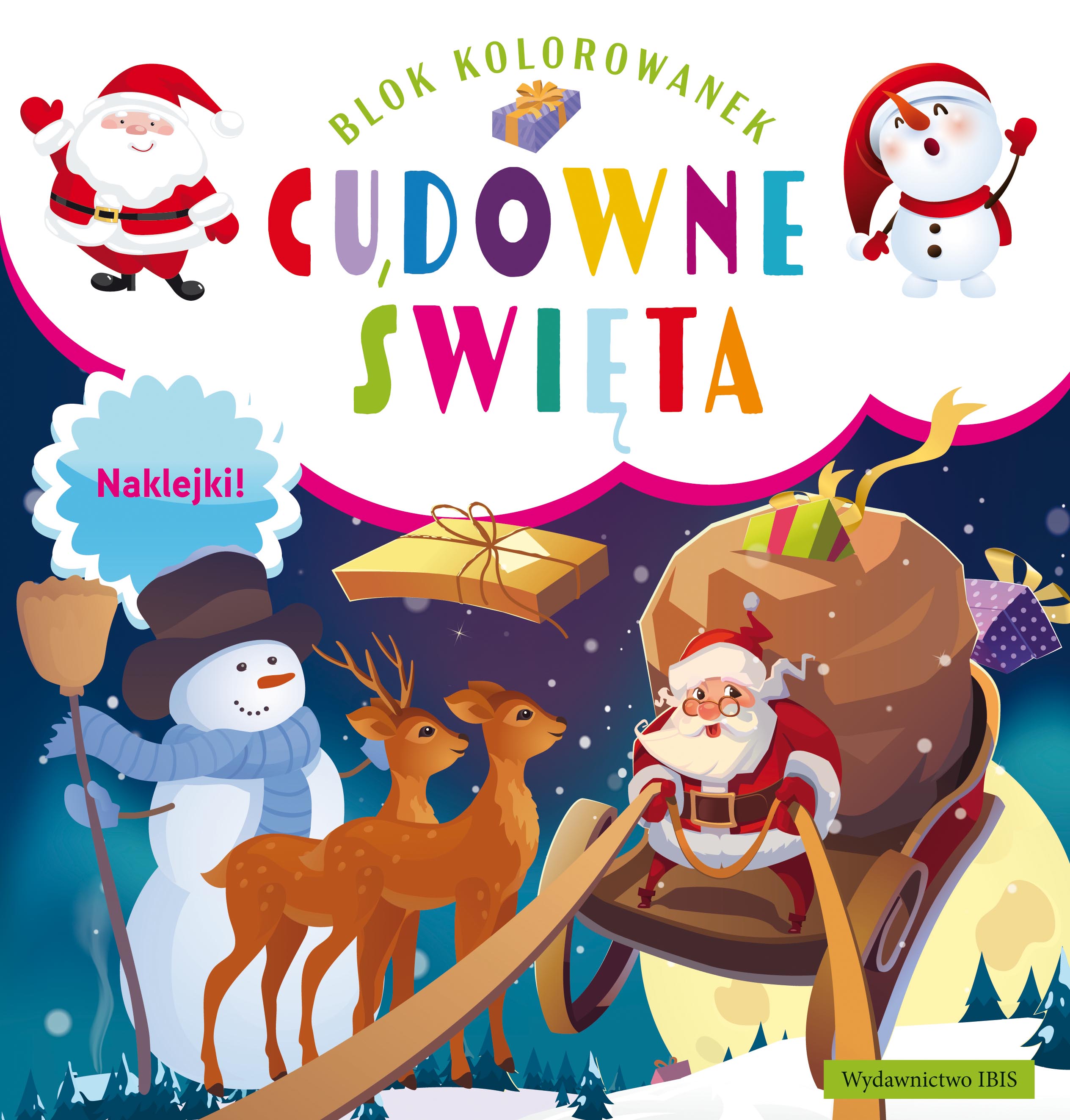 Blok kolorowanek Cudowne święta