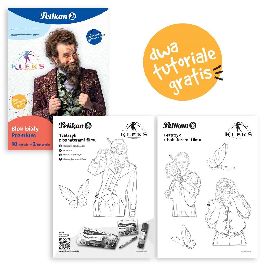 Blok kreatywny biały A4 Kleks Pelikan