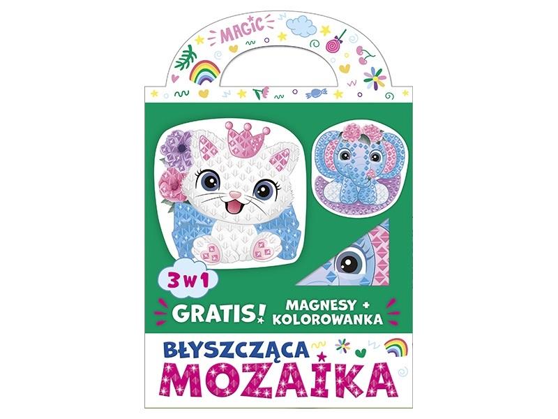 Błyszcząca mozaika 3w1 Kotek i Słonik
