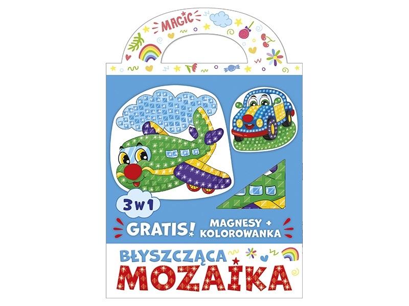 Błyszcząca mozaika 3w1 Samolocik i Autko