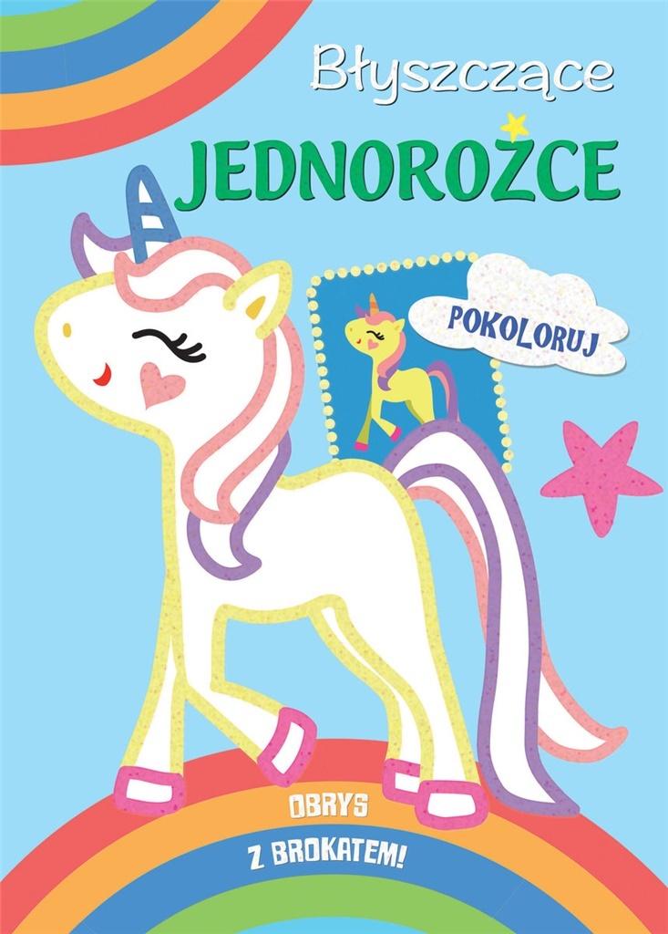 Błyszczące jednorożce Pokoloruj