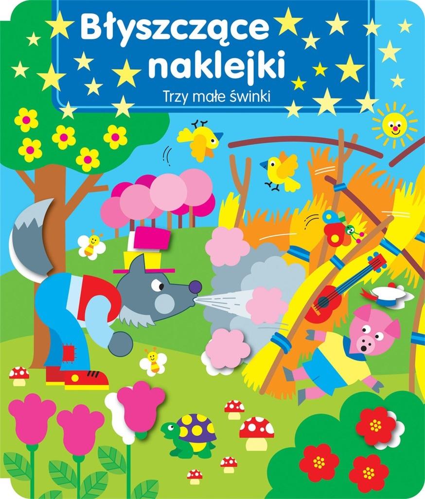 Błyszczące naklejki Trzy małe świnki