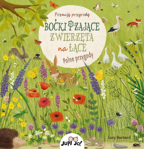 Boćki i zające Zwierzęta na łące Polne przygody