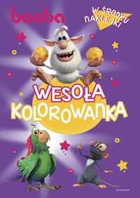 Booba Wesoła kolorowanka z naklejkami