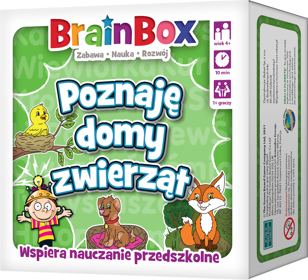 BrainBox Poznaję domy zwierząt