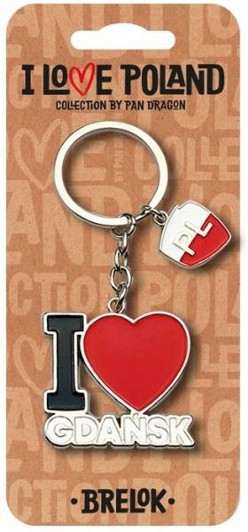 Brelok I love Poland Gdańsk ILP-BRE-B-GD-05