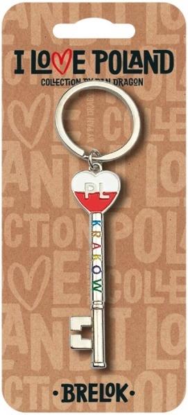 Brelok I love Poland Kraków ILP-BRE-A-KR-03