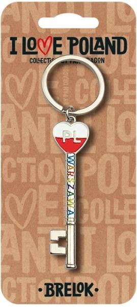 Brelok I love Poland Warszawa ILP-BRE-A-WAR-03