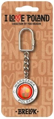 Brelok I love Poland Warszawa ILP-BRE-C-WAR-02