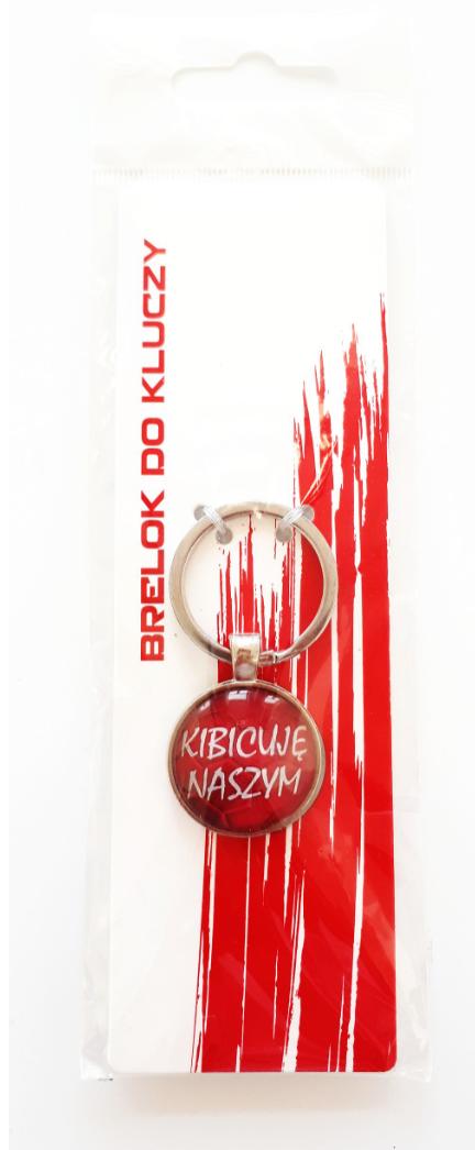 Brelok Kibica - Piłka. Kibicuję Naszym