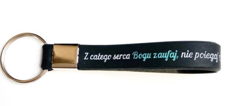 Brelok silikonowy - Z całego serca