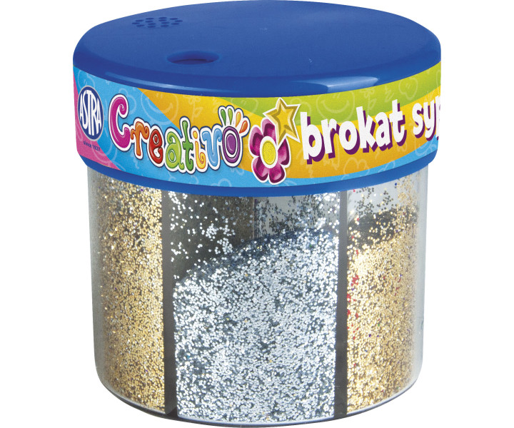 Brokat 50g x 2 kolory złoty srebrny