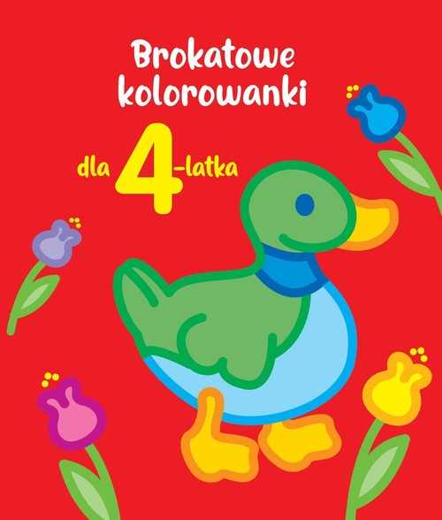 Brokatowe kolorowanki dla 4-latka
