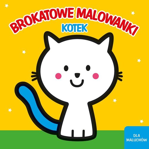 Brokatowe malowanki Kotek