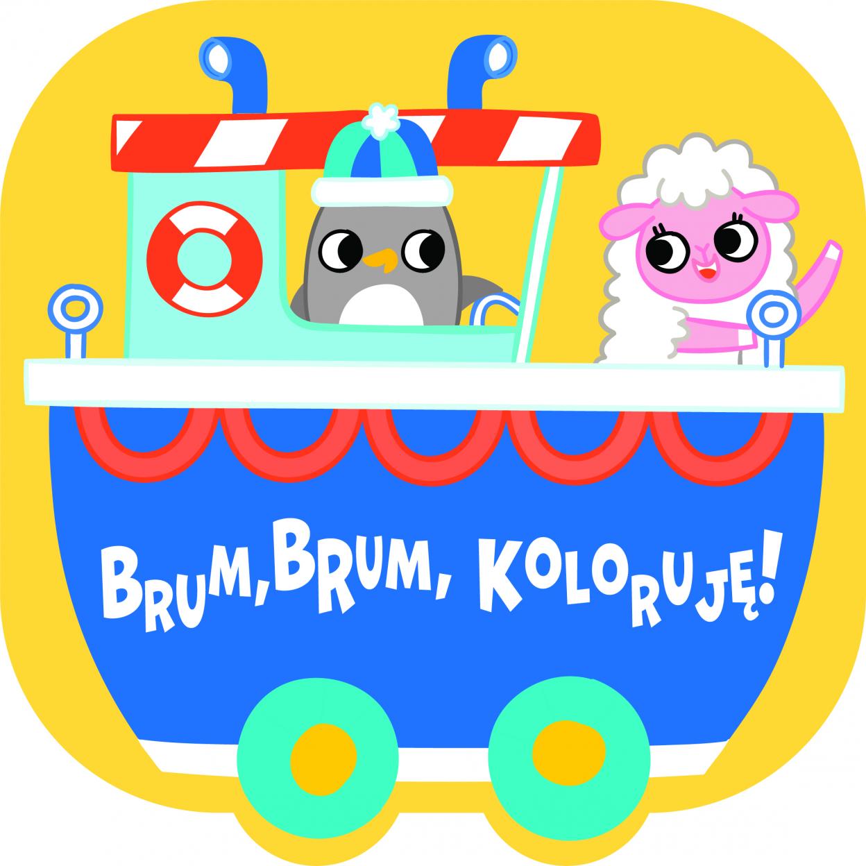 Brum, brum, koloruję (statek)