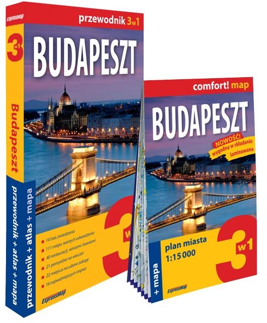 Budapeszt 3w1 przewodnik + atlas + mapa