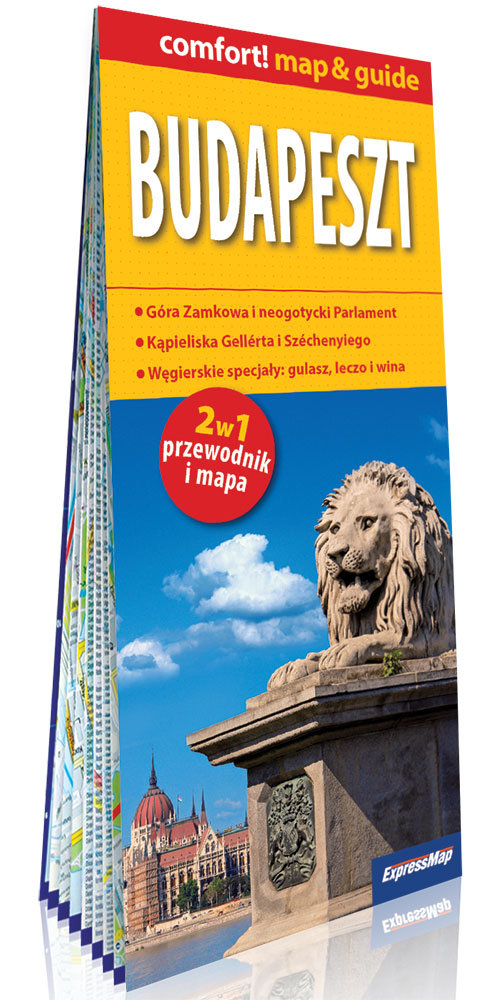 Budapeszt laminowany map&guide (2w1: przewodnik i mapa)