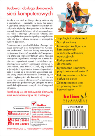 Budowa i obsługa domowych sieci komputerowych. Ćwiczenia praktyczne. eBook
