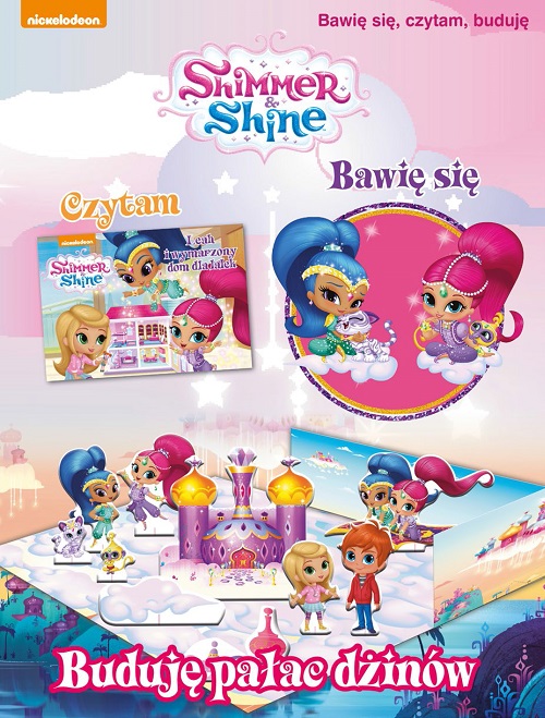 Buduję pałac dżinów bawię się czytam buduję shimmer and shine