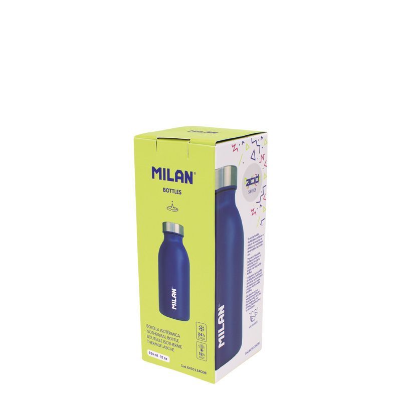 Butelka termiczna Milan ACID niebieska 354 ml