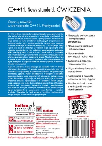 C++11. Nowy standard. Ćwiczenia. eBook