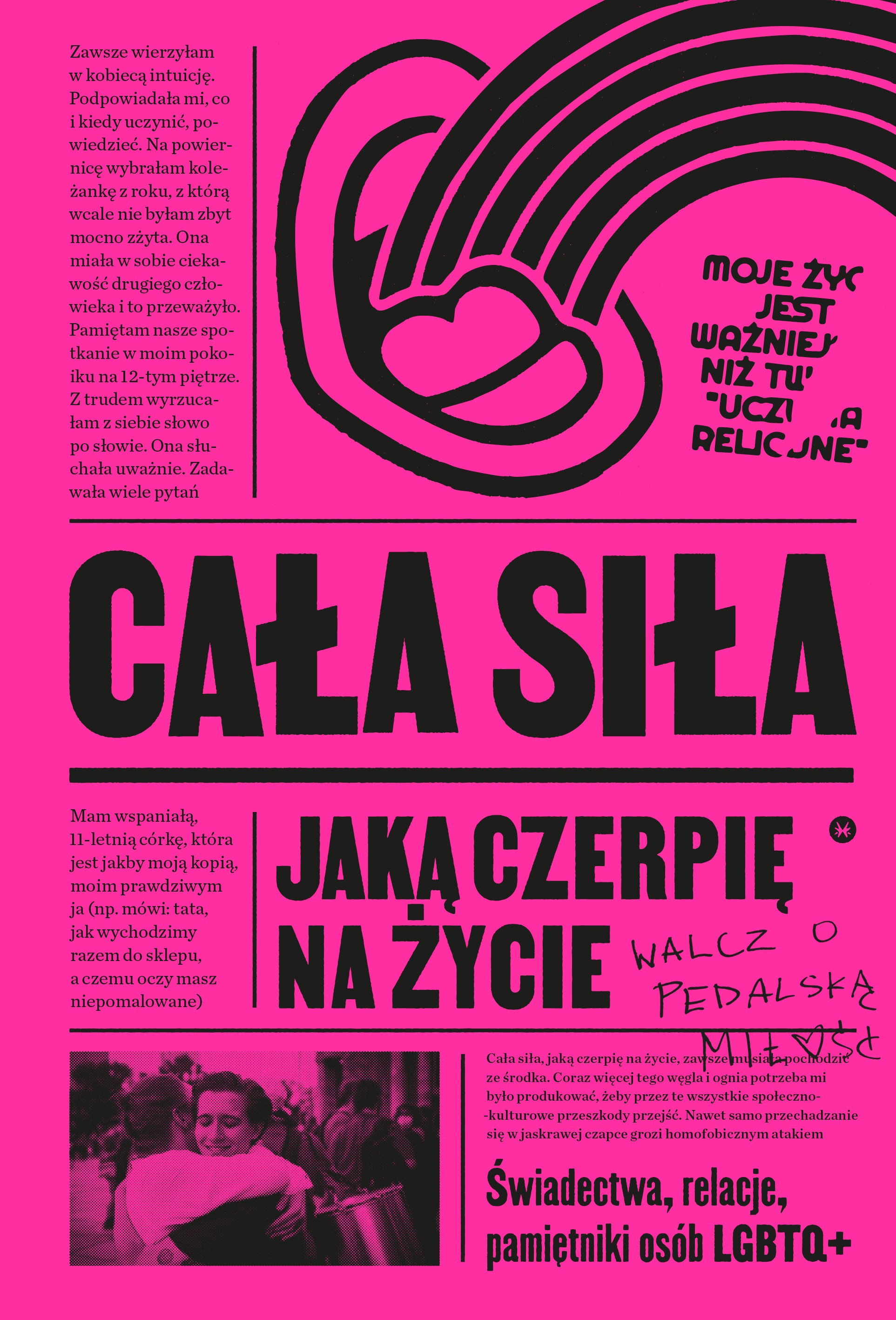 Cała siła, jaką czerpię na życie.