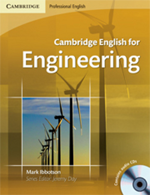 Cambridge English for Engineering Book with 2 Audio CDs