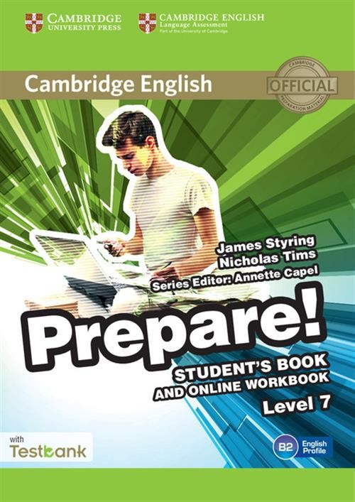 Cambridge English Prepare! 7 Student's Book online Workbook