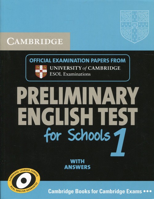 Cambridge Preliminary English Test for Schools 1 Student's Book with Answers