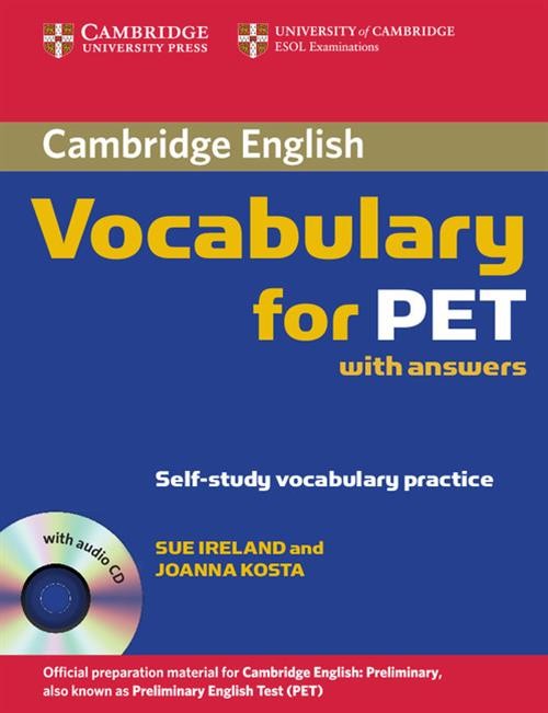 Cambridge Vocabulary for PET Student Book with answers