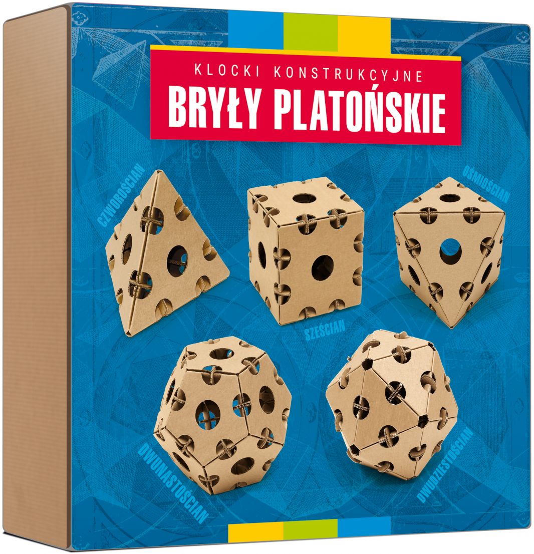 Cardblocks Kartonowe klocki konstrukcyjne Bryły platońskie