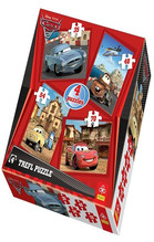 CARS 2 PUZZLE 4W1 MIX 4+ TW