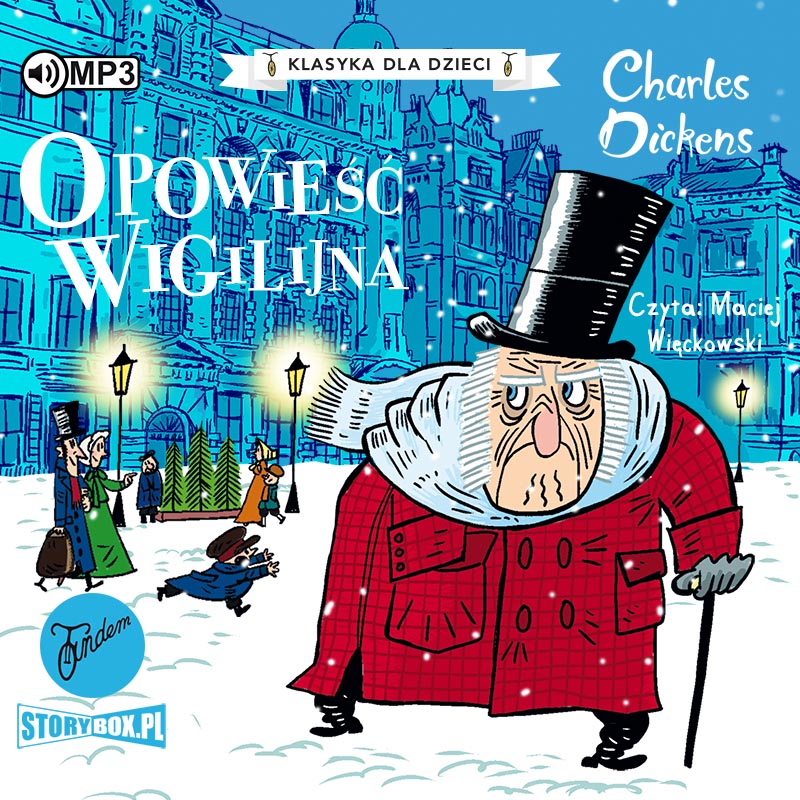 CD MP3 Opowieść wigilijna. Klasyka dla dzieci. Charles Dickens