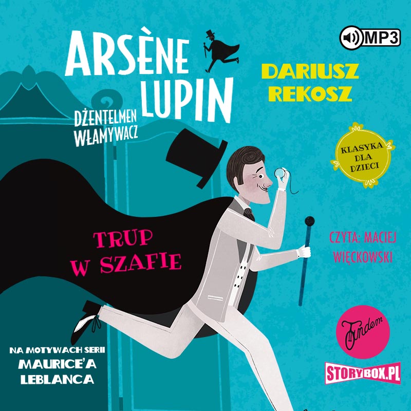 CD MP3 Trup w szafie. Arsene Lupin dżentelmen włamywacz. Tom 7