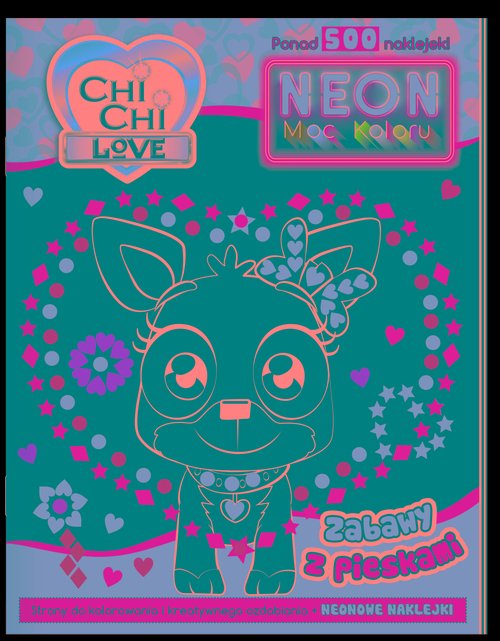 Chi Chi Love Neon Moc koloru Zabawy z pieskami