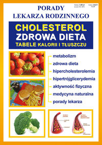 Cholesterol Zdrowa dieta Tabele kalorii i tłuszczu