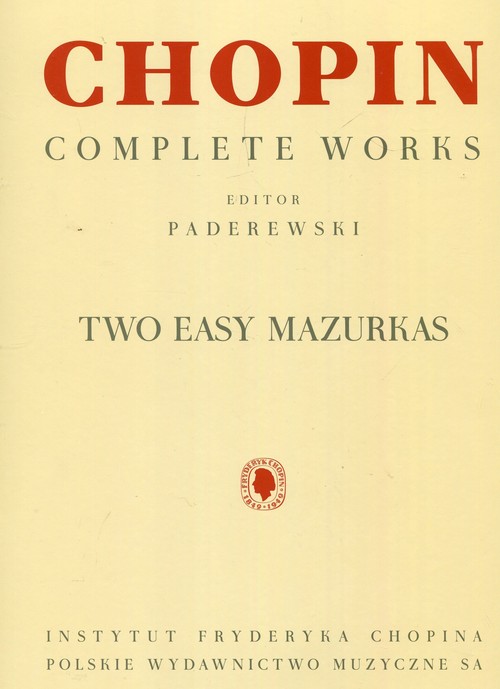 Chopin Dwa łatwe mazurki