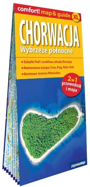 Chorwacja map&guide XL część północna PL laminat 2023