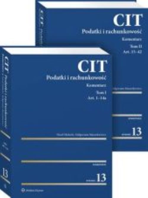 CIT Komentarz Podatki i rachunkowość Tom 1-2