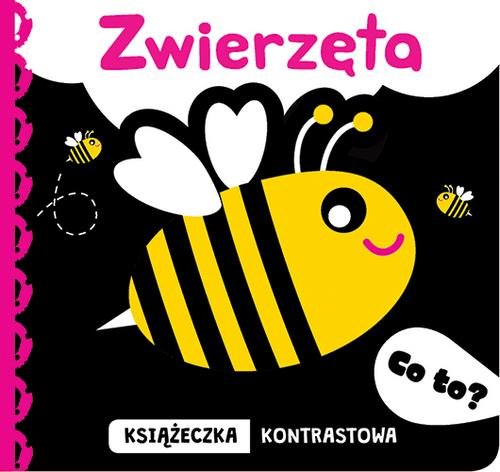 Co to? Zwierzęta Książeczka kontrastowa