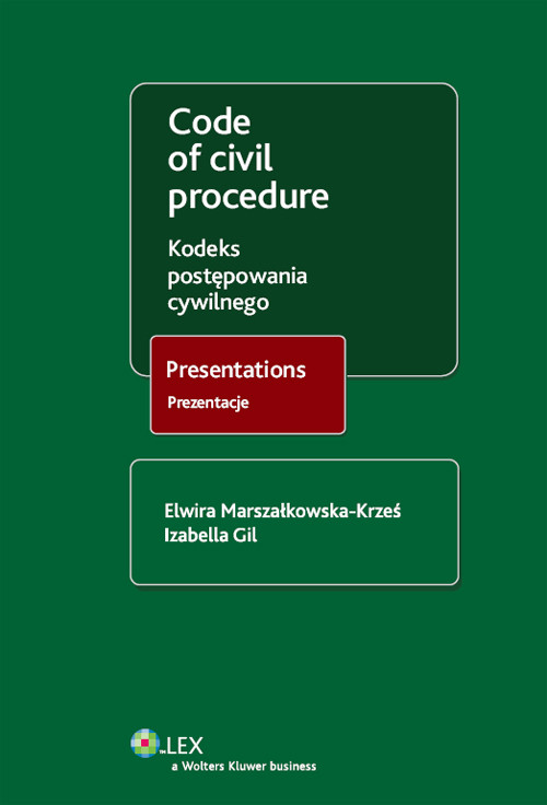 Code of civil procedure. Presentations. Kodeks postępowania cywilnego. Prezentacje