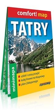 Comfort! map Tatry 1:80 000 mini mapa w.2020